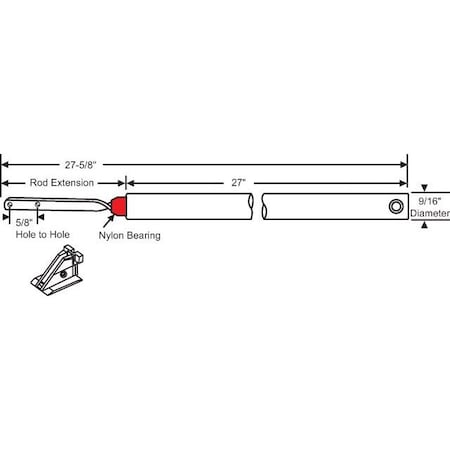 Strybuc 27in Red Spiral Balance 72-P27RR-1